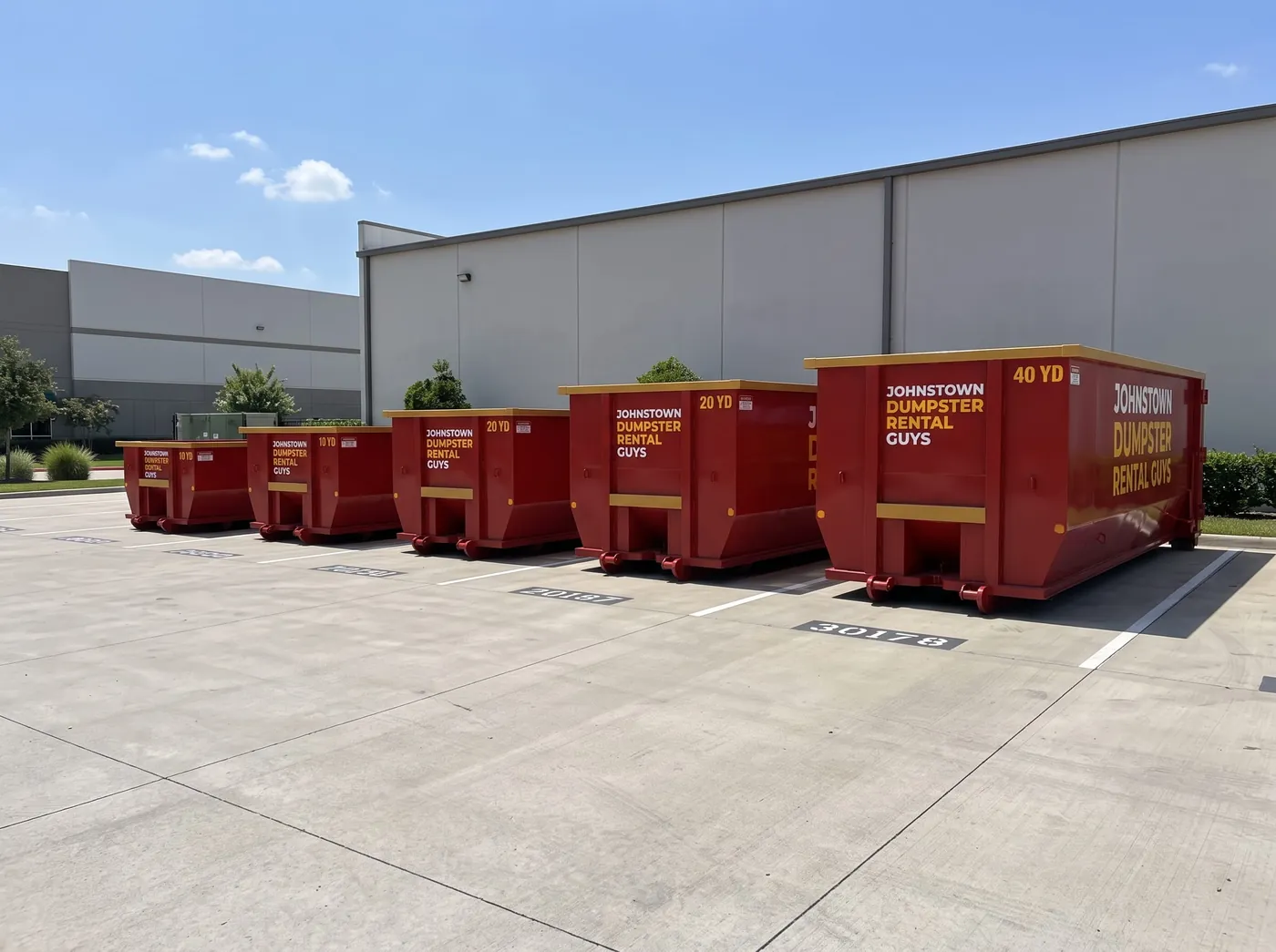 Johnstown Dumpster Rental Guys roll-off truck fleet serving Cambria County and the surrounding region